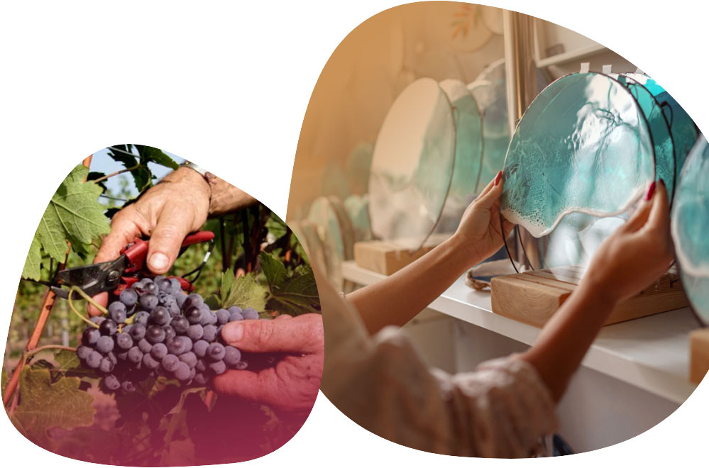 Artisan céramiste et producteur viticole