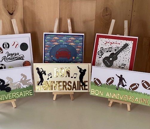 carte anniversaire personnalisée création artisanal